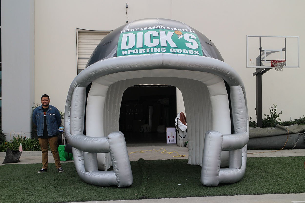 How Much is an Inflatable Helmet Tunnel?